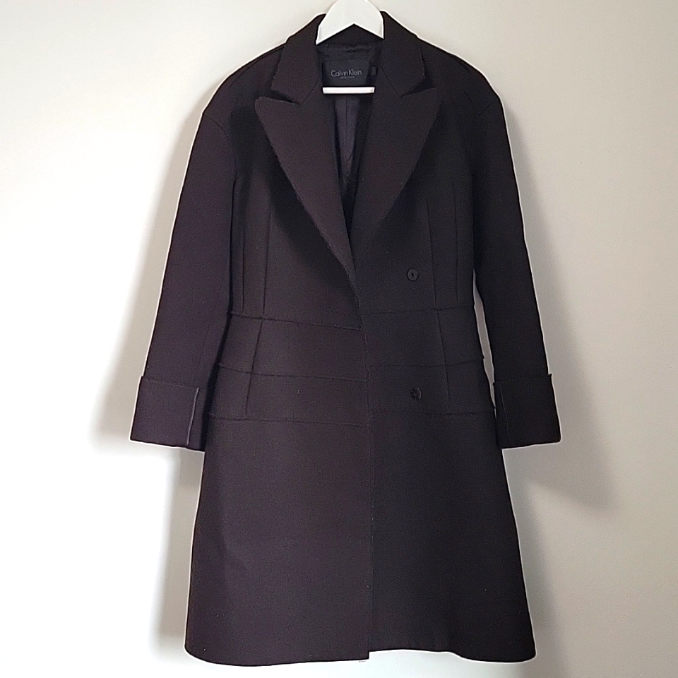 Calvin Klein Collection | Double Breasted Wool Coat - Made In Italy | Size 6
